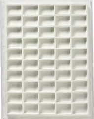 R62-14 by Jan Schoonhoven, 1962, painted papier-mâché relief on board, sold Oct 2018