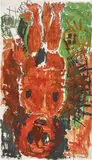 Georg Baselitz, Untitled, 1987, oil and charcoal on Canson