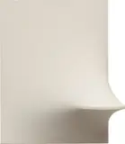Agostino Bonalumi, Bianco, 1967, vinyl tempera on shaped canvas