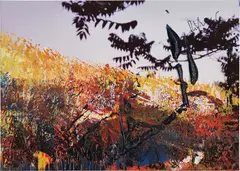Ohne Titel (4.1.89) by Gerhard Richter, 1989, oil on photograph, sold Oct 2018