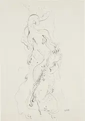 Wols, Ohne Titel, 1942-1943, ink on paper