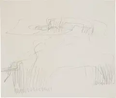 Eiszeittiere (Ice Age animals) by Joseph Beuys, 1951, graphite on card, offered Oct 2018