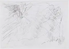 21.9.85 (2) by Gerhard Richter, 1985, graphite on paper, sold Oct 2018