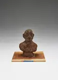 Dieter Roth, P.o.TH.A.A.VFB (Portrait of the artist as Vogelfutterbüste), 1969, chocolate and birdseed on plaster with plywood base
