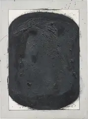 Ohne Titel by Arnulf Rainer, 1961, oil and oilstick on card laid on aluminium, sold Oct 2018