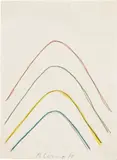 Blinky Palermo, Ohne Titel, 1971, coloured crayon and graphite on paper