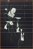 Harold Ancart, Untitled, 2013, oilstick and pencil on paper mounted on panel, in artist's frame