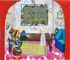 I Hated It So I Changed It by Shara Hughes, 2007, oil, acrylic and enamel on canvas, sold Oct 2018