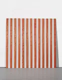 Daniel Buren, 25 lattes, novembre 1988, travail situé