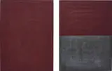 Untitled by Günther Förg, 1999, each acrylic on lead on wood, in 2 parts, sold Oct 2018