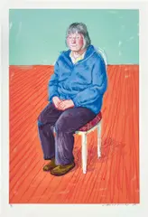 Margaret Hockney by David Hockney, 2008, inkjet printed computer drawing on paper, sold Oct 2018
