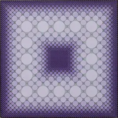 Corona by Victor Vasarely, 1979, acrylic on canvas, sold Oct 2018