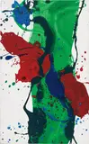 Untitled by Sam Francis, 1986, acrylic on canvas, sold Oct 2018