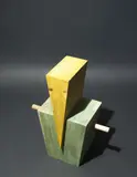 Ugo Nespolo, Untitled, 1967, aniline paint on wood