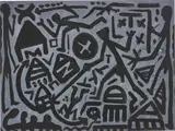 A. R. Penck, Im grauen Feld