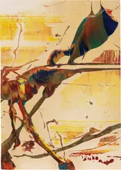 Ohne Titel by Gerhard Richter, oil on cardboard, offered Oct 2018