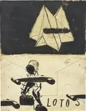 Neo Rauch, Ohne Titel, 1993, ink and graphite on paper