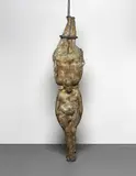 Marc Quinn, Man Struck by Lightning, 1998, bronze and steel