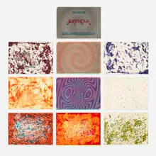 John Armleder, Supernova, 2003, lithograph in colors, monotype