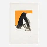 Robert Motherwell, Untitled (from the Basque suite), 1971, screenprint in colors on J.B. Green