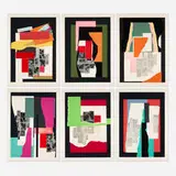 Louise Nevelson, Celebration Suite, 1979, aquatint in colors