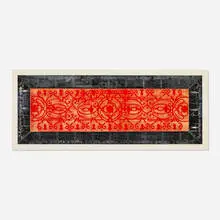 Judy Pfaff, Queen Anne, 2002, etching and relief roll in colors