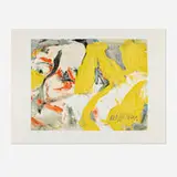 Willem de Kooning, Man and the Big Blonde, 1982, offset lithograph in colors