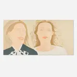 Alex Katz, Julia and Alexandria, 1983, screenprint in colors on Arches
