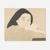Alex Katz, Striped Jacket