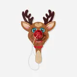 Jeff Koons, Reindeer Paddle, 2000, transfer-printed plywood, enameled aluminum, lacquered wood, string