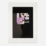 Louise Nevelson, Untitled III (from the Aquatint and Collage portfolio), 1973, etching and aquatint in colors with collage on Fabriano