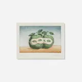 René Magritte, Le prêtre marié (from the Signe de Survie au Temps d'Amour portfolio), 1968, etching in colors on Rives BFK