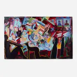 Carlos Almaraz, The Pleasure is Mine, 1990, screenprint in colors on Coventry Rag