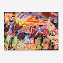 What Ever Happened to the Inca? by Carlos Almaraz, 1985, screenprint in colors, sold May 2025