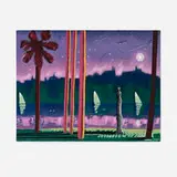 Carlos Almaraz, Suave Como La Noche, 1985, screenprint in colors