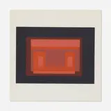 Variant X (from the Ten Variants portfolio) by Josef Albers, 1966, screenprint in colors, sold May 2025