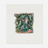 Elizabeth Murray, Flying A, 1995, screenprint, lithograph and intaglio in colors on Lana Lanaquarelle Watercolor