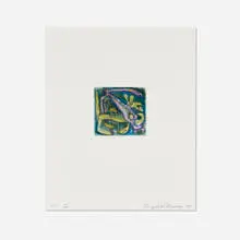 Elizabeth Murray, Deep Bite, 1995, intaglio in colors