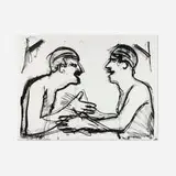 Bruce Nauman, Untitled (from the Fingers and Holes series), 1994, lithograph on Rives BFK