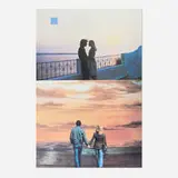 John Baldessari, Two Sunsets (One with Square Blue Moon), 1994, screenprint in colors