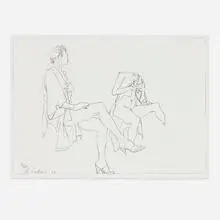 Robert Graham, Mirror Drawings, 1997, lithograph on BFK Rives