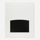 Poitiers (from the Third Curve series) by Ellsworth Kelly, 1976, lithograph with embossing, sold May 2025
