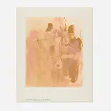Robert Rauschenberg, Shell (from the Stoned Moon series), 1969, lithograph in colors on Arches J. Perrigot Special MBM watercolor