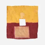 Robert Rauschenberg, Bit (from the Pages and Fuses series), 1974, screenprint on tissue laminated to pigmented and cast handmade paper