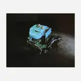 Ed Ruscha, Closed (from Tropical Fish), screenprint in colors with lacquer overprint on Arches 88