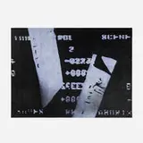 Keith Sonnier, Control Scene, 1975, vat-dyed and wax-coated screenprint in colors