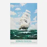 Ed Ruscha, Leo Castelli Gallery exhibition poster, 1984, offset lithograph in colors