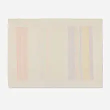 Home Run by Gene Davis, 1973, lithograph in colors, sold May 2025