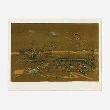 Wayne Thiebaud, Untitled, 1959, screenprint in colors