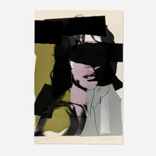 Andy Warhol, Mick Jagger (from the Mick Jagger portfolio), 1975, screenprint in colors on Arches Aquarelle
